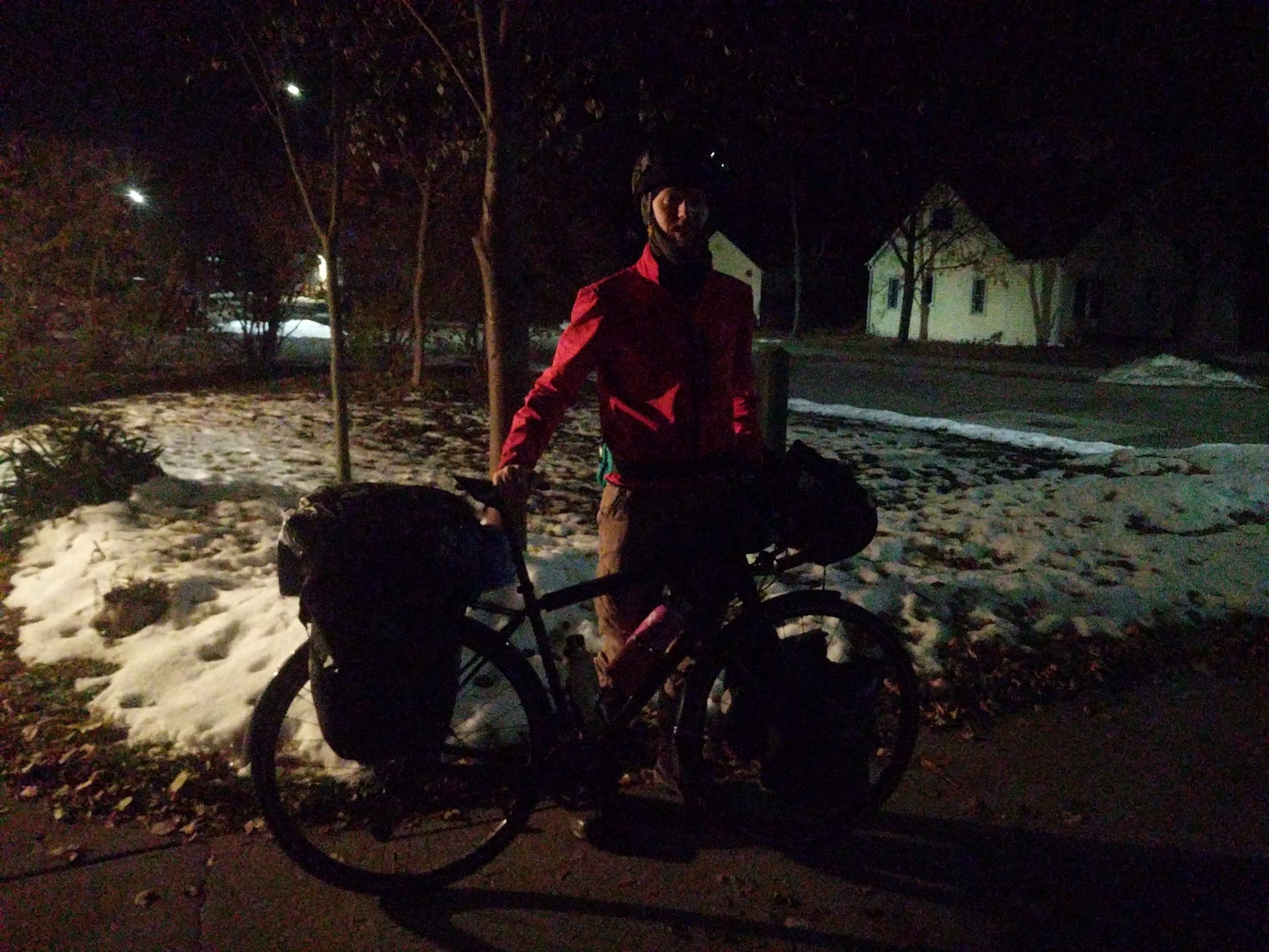 Still dark out